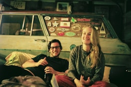 Satisfied clients receiving their vehicle documents.