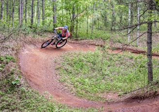 man riding bicycle