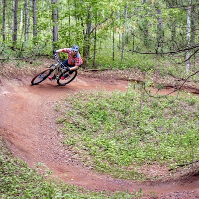 man riding bicycle