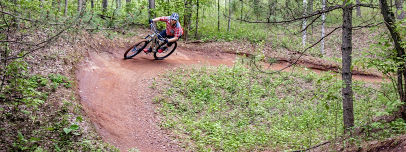 man riding bicycle