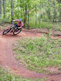 man riding bicycle