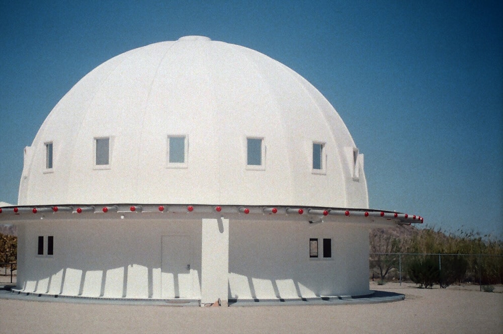 white dome building