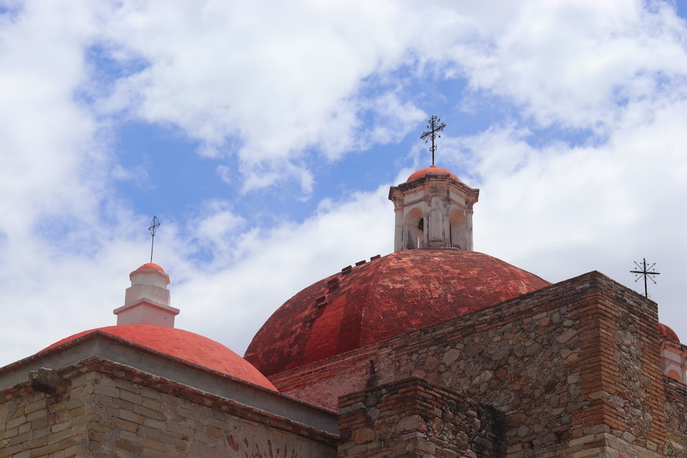 orange and brown concrete dome church