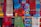 A vibrant display of woven textiles showcasing intricate patterns.