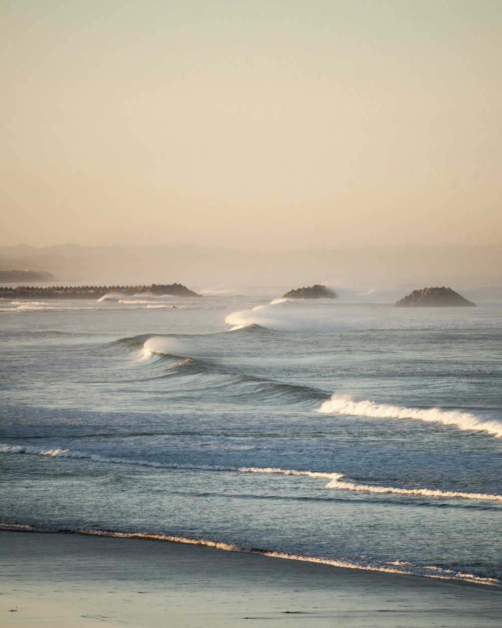 Olas oscilantes durante el día