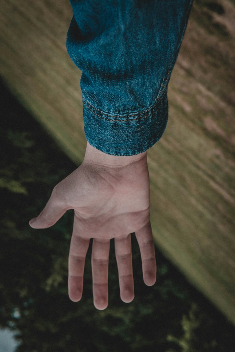 blue denim jacket