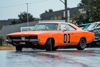 orange coupe