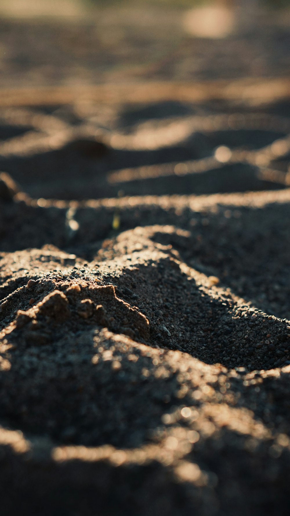 close-up photography of gray sand