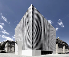 white concrete building