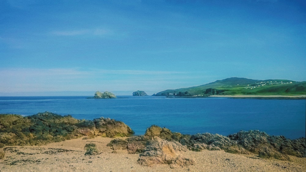 Panorama de l’île et de l’océan