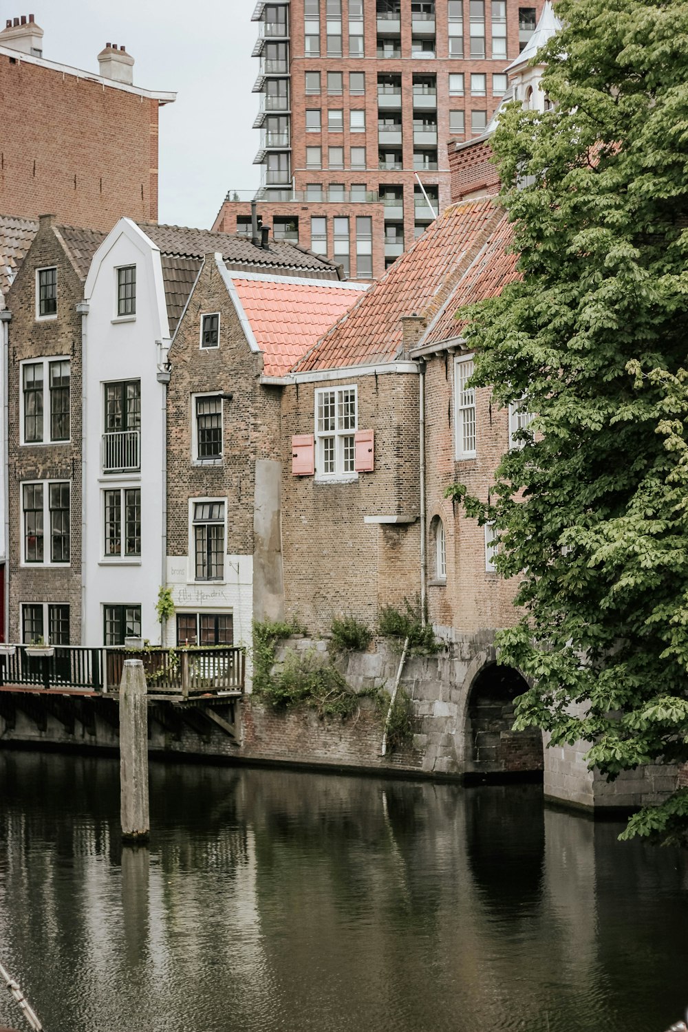 brown concrete house