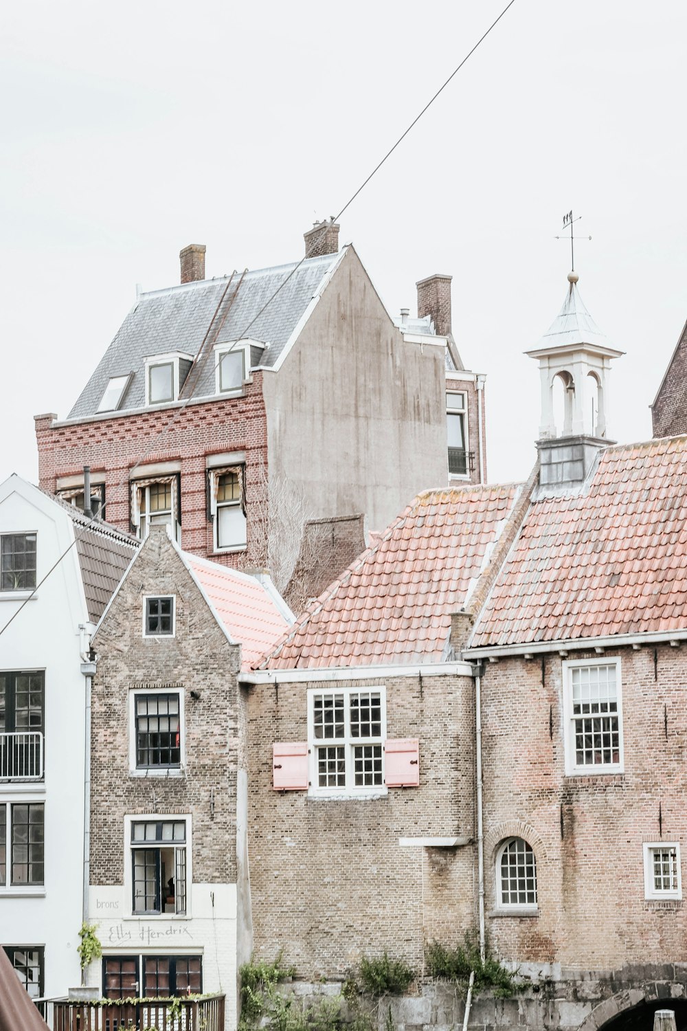 gray and white buildings