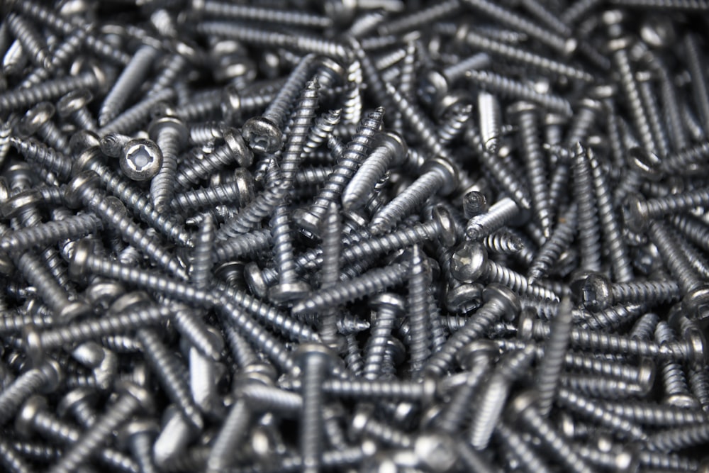 gray screw bolt lot