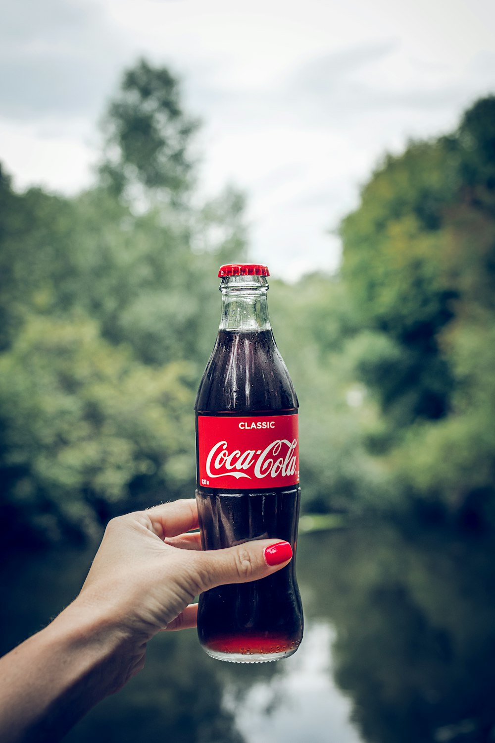 Coca-Cola glass bottle