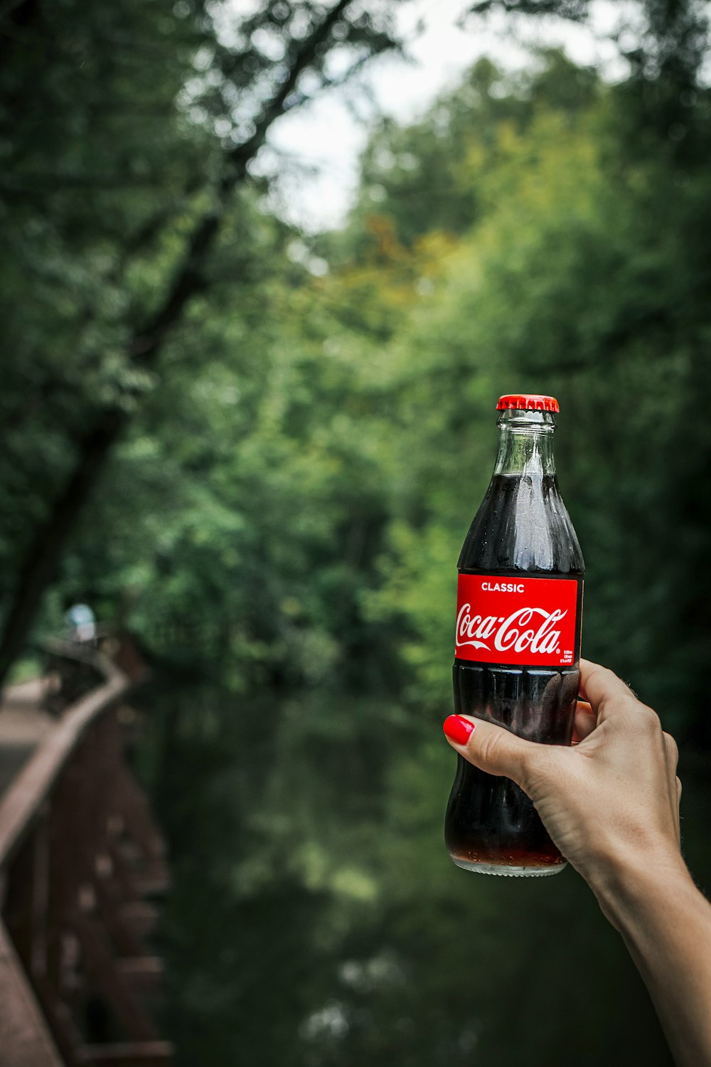 Coca-Cola Glasflasche