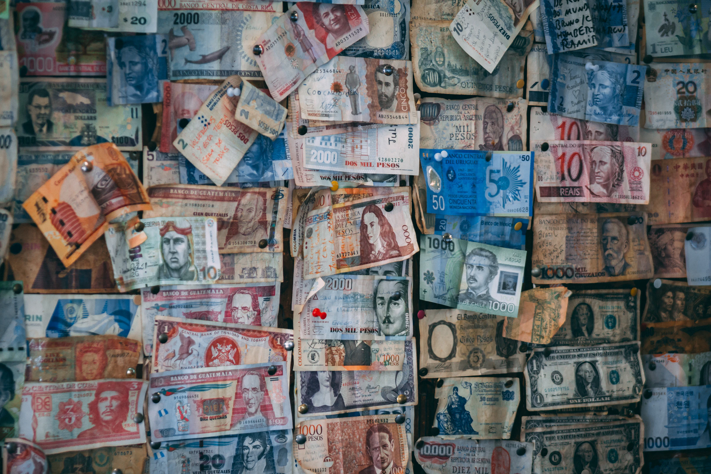 Argentine banknotes