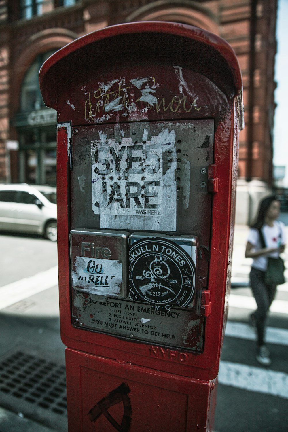 red and gray street signage