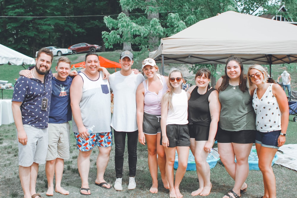 photography of group of people standing near outdoor during daytime