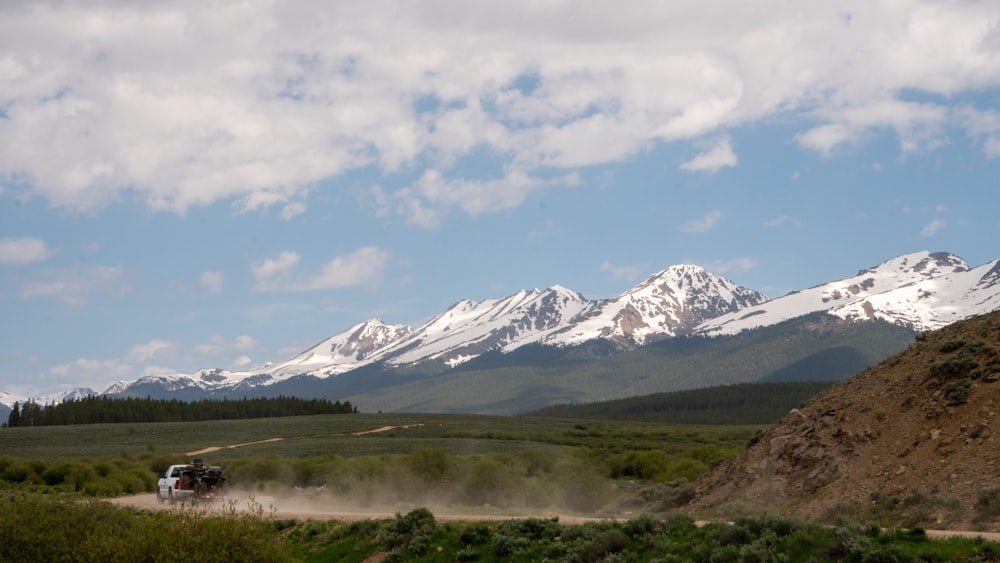 snowy mountains