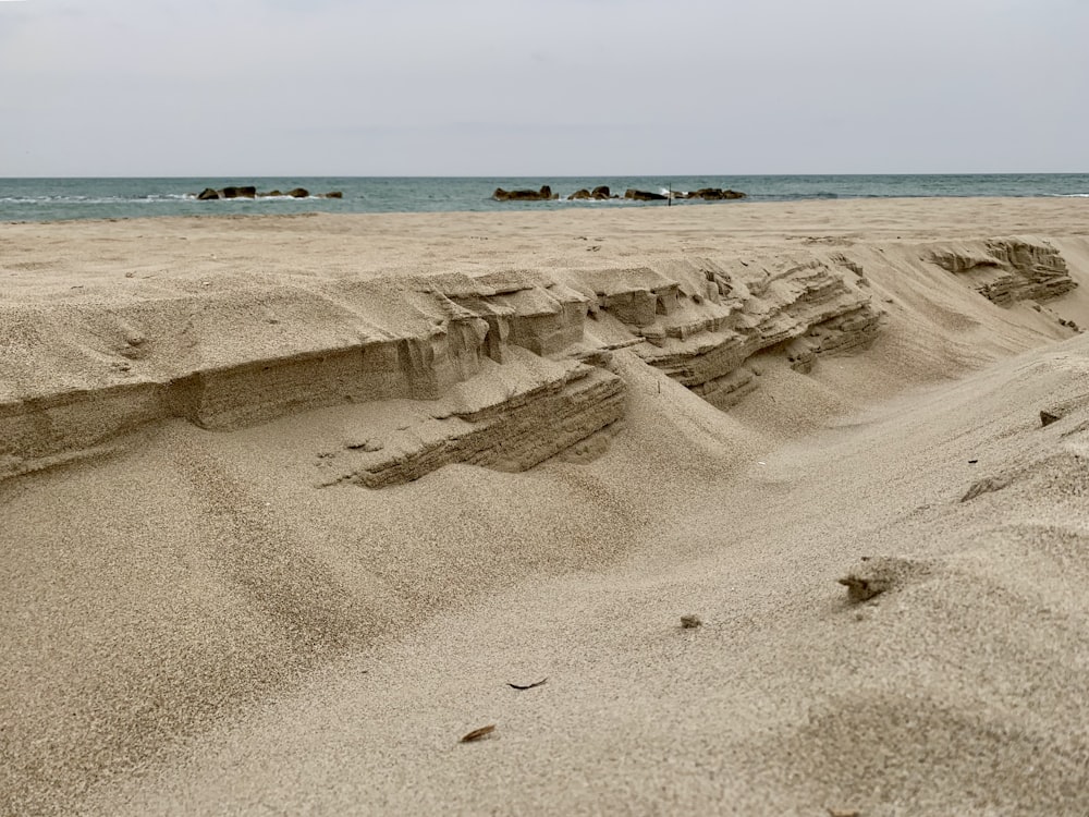 campo de areia marrom