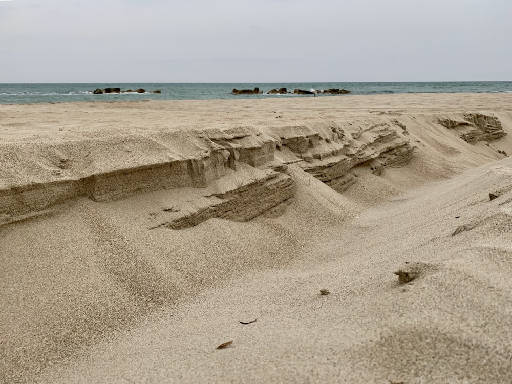 brown sand field