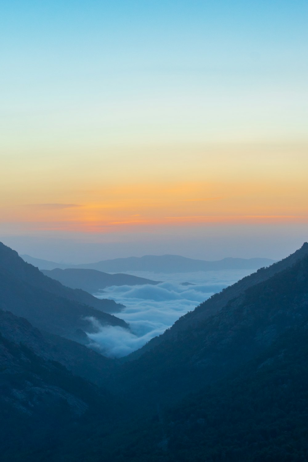 landscape photography of mountains