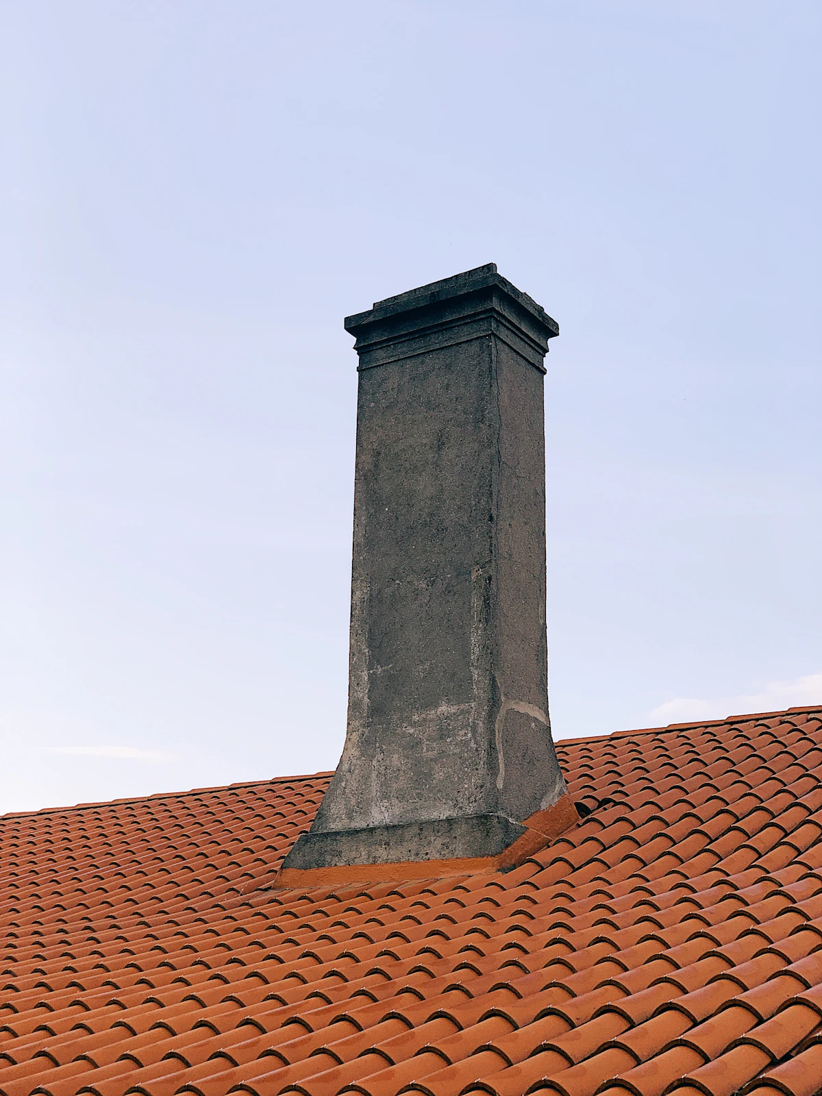 Commercial roof detail inspected during preventive maintenance