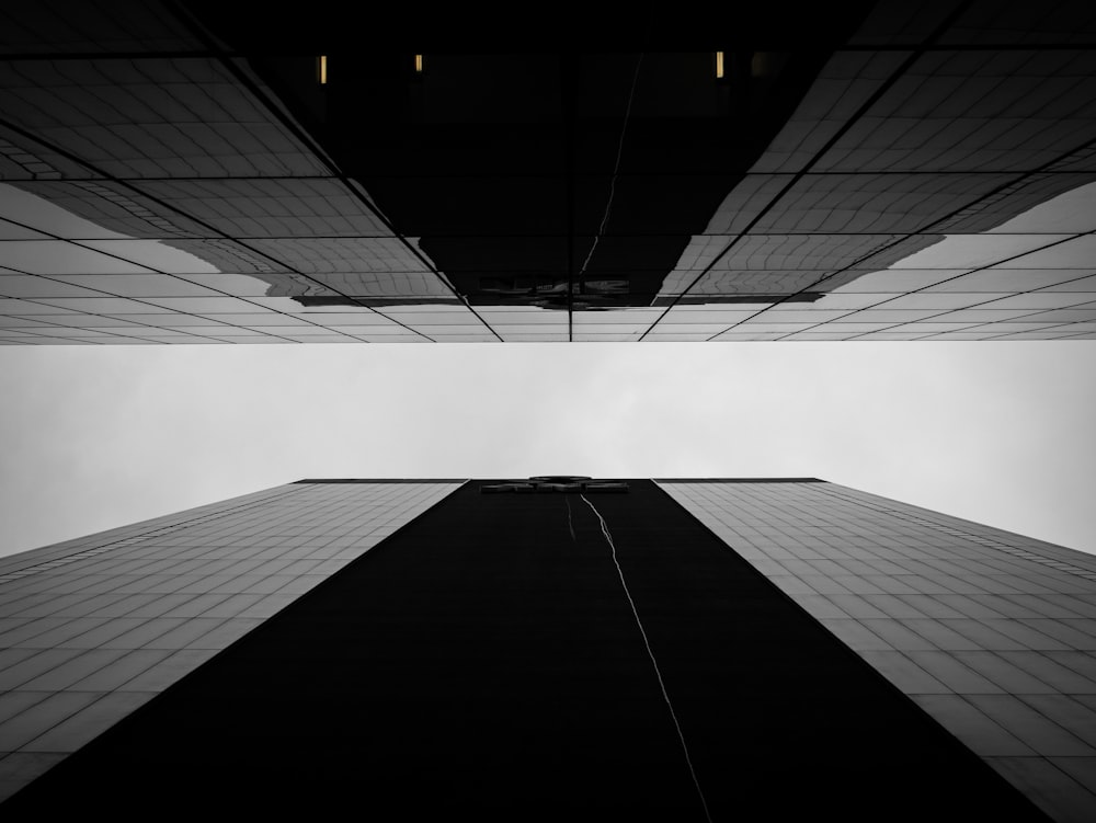 low angle view of glass high-rise buildings