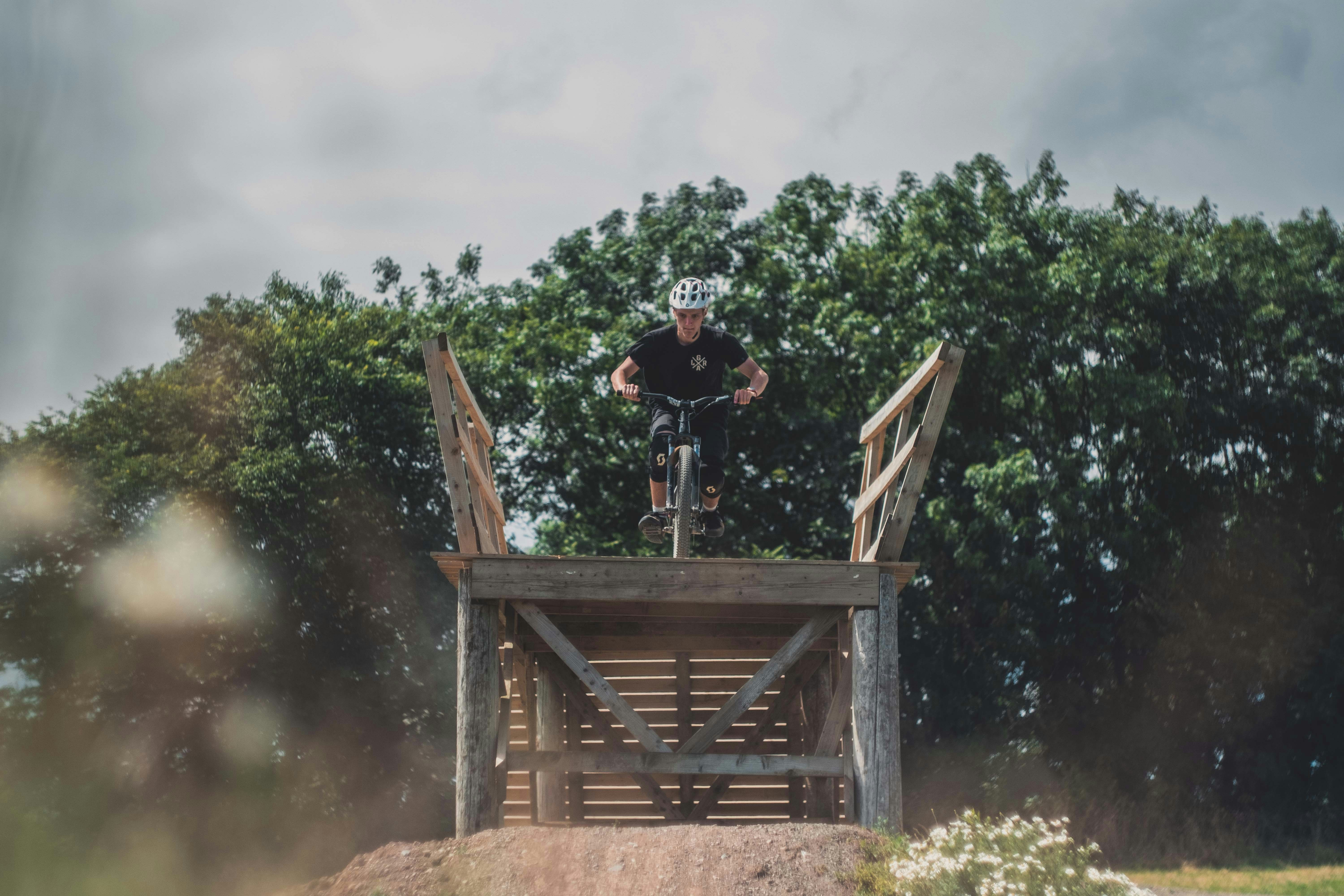 Barry Nobles gives three bike jumping steps