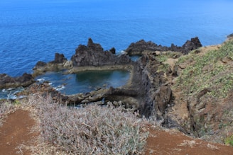aerial view of seascape