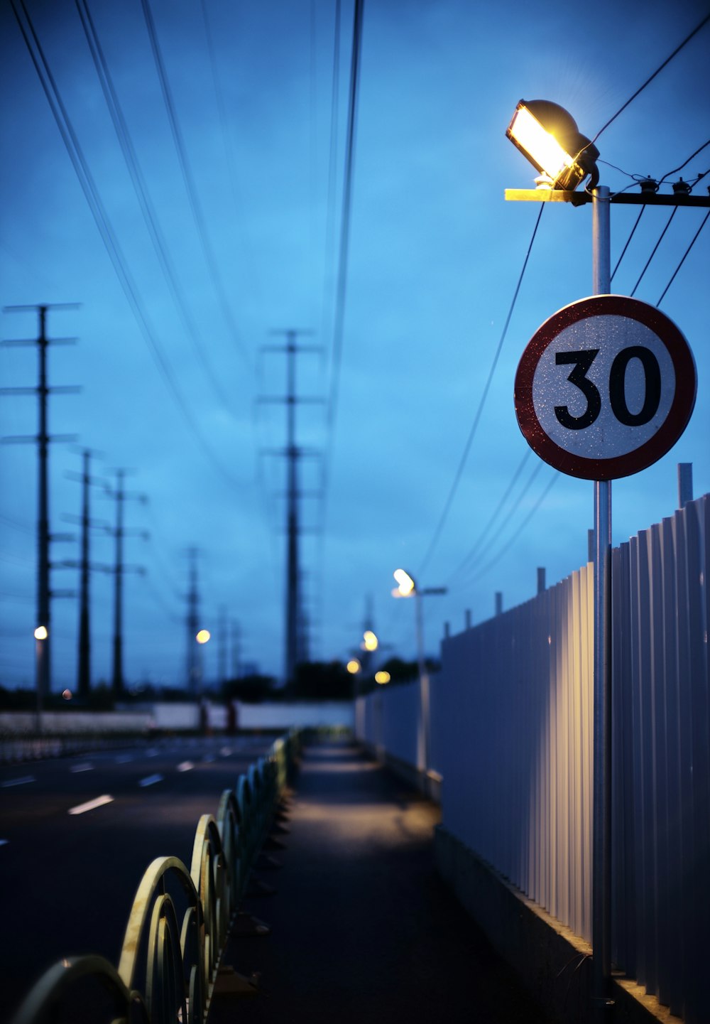 30 traffic signage