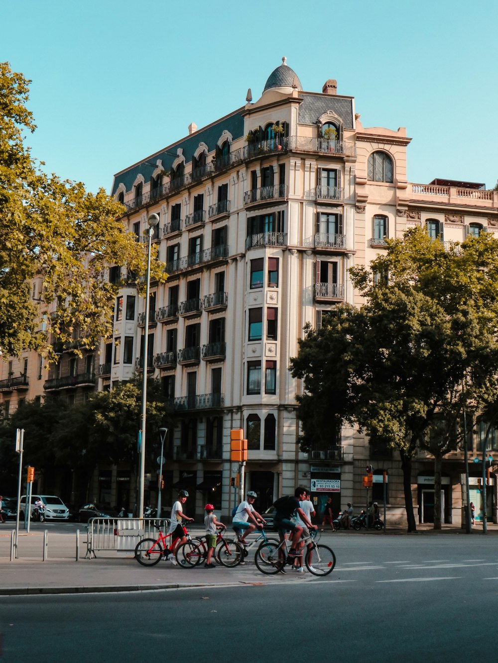 bikes on street