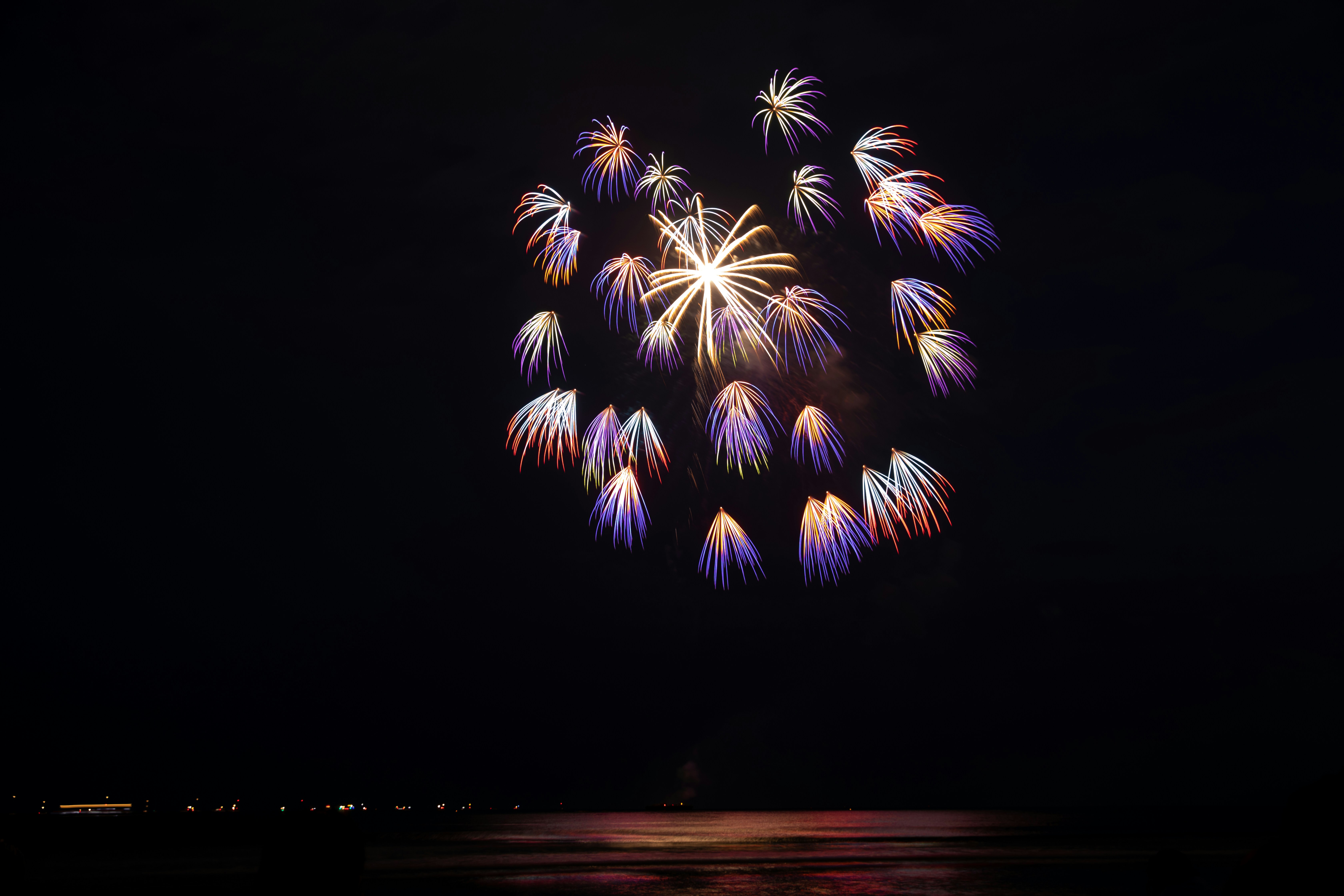 closeup photo of fireworks