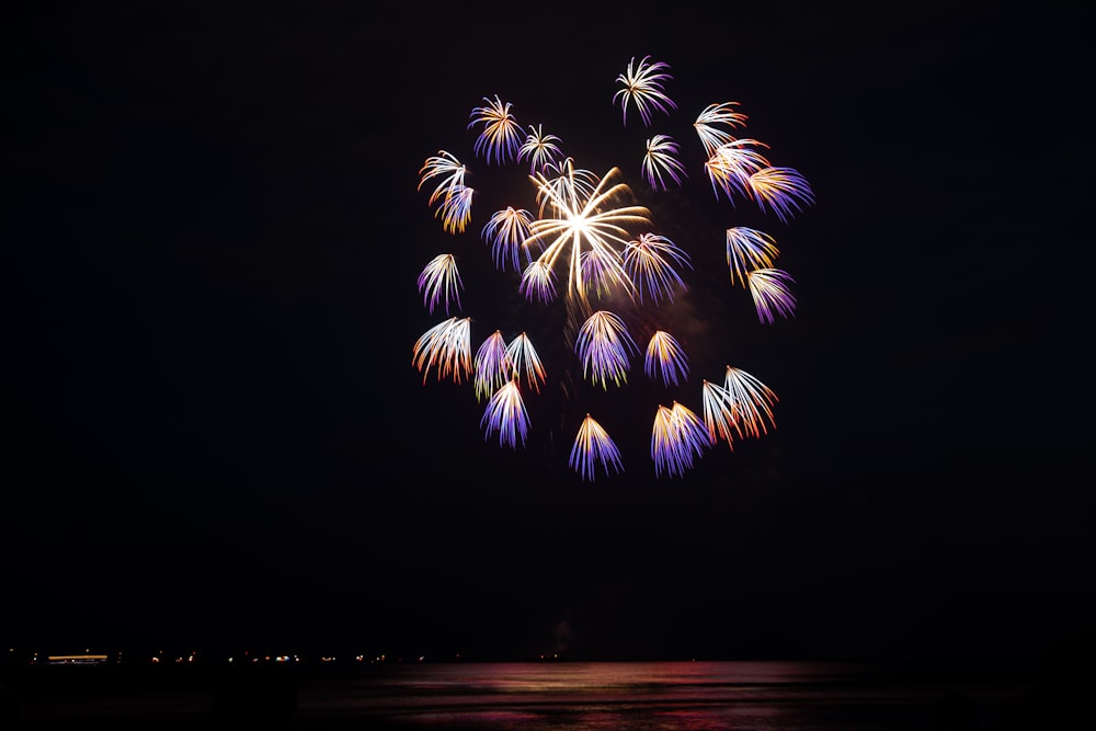 closeup photo of fireworks