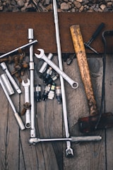 grey hand tool lot