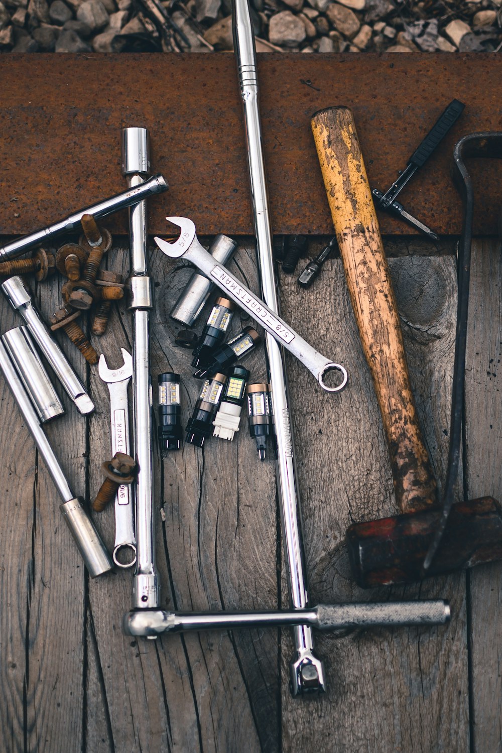 grey hand tool lot