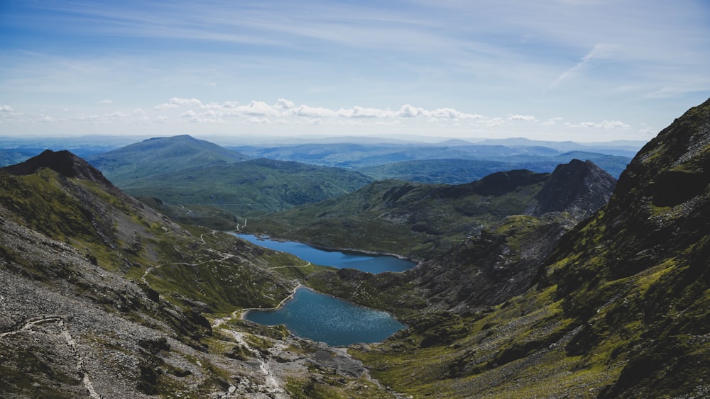 lake near mountains