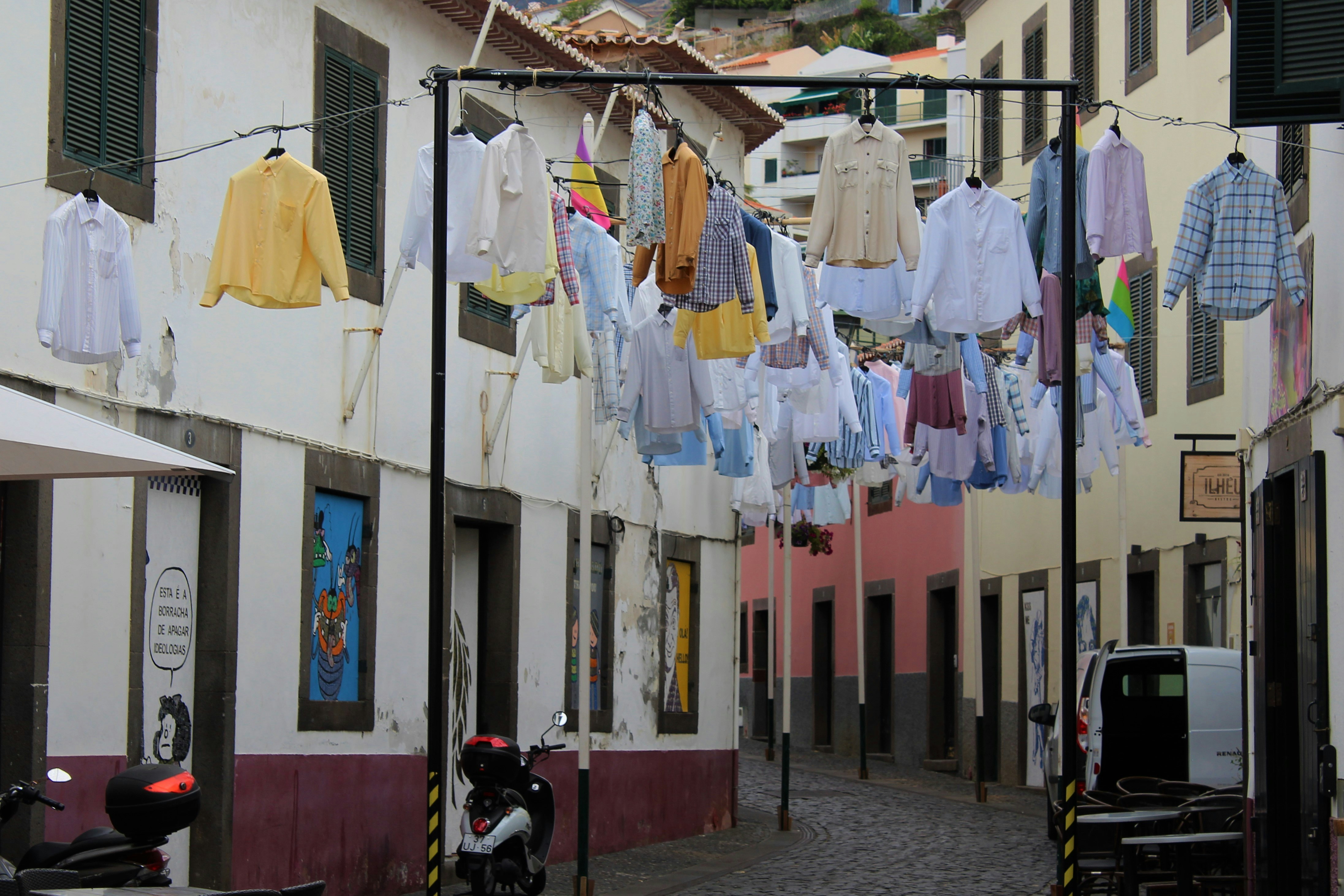 A random street in Câmara De Lobos, Madeira