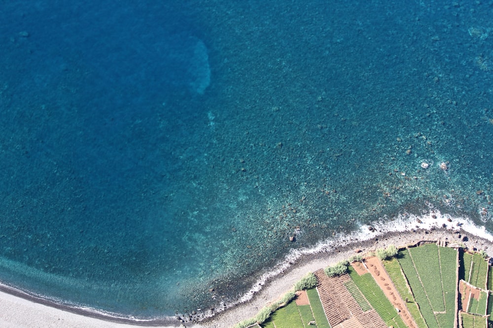 Photo aérienne de la plage