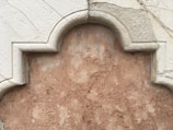 A detailed close-up of decorative wall finishes.
