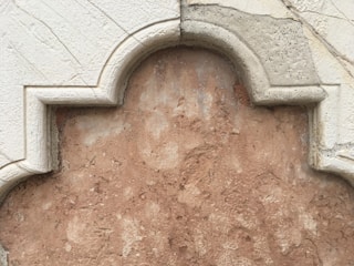 A detailed view of a decorative wall finish.