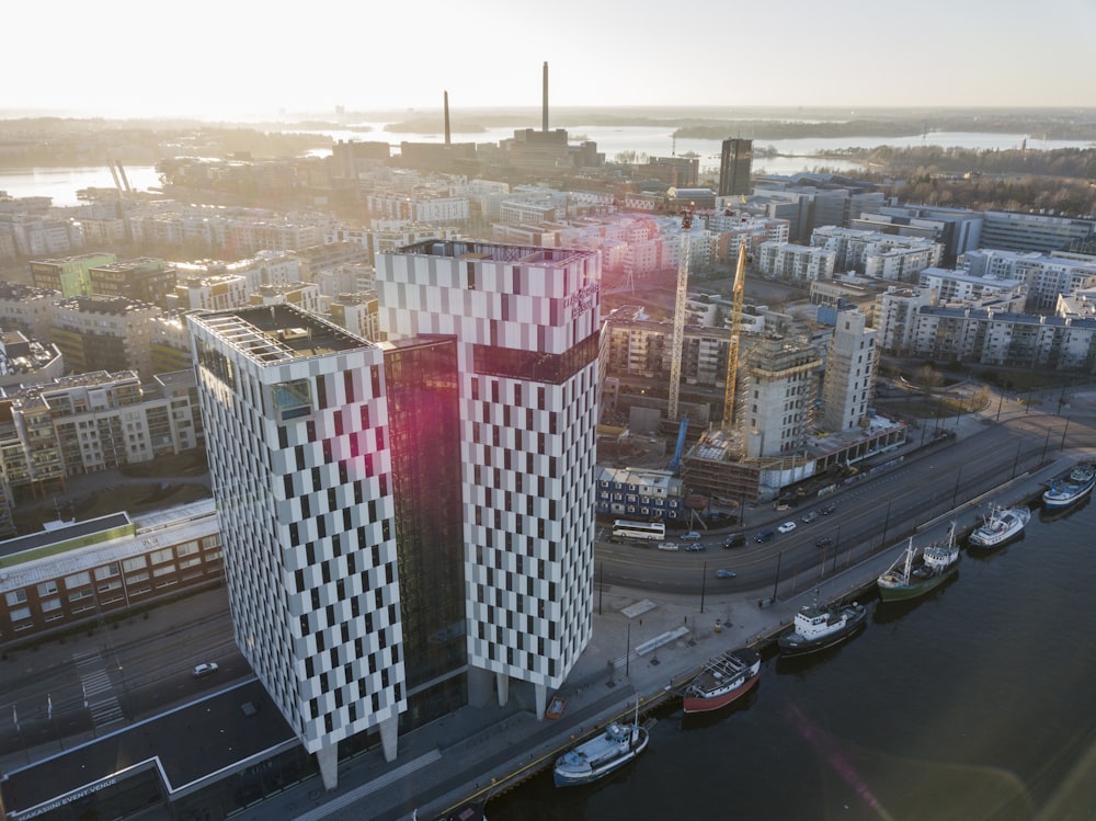 aerial photo of buildings during daytime