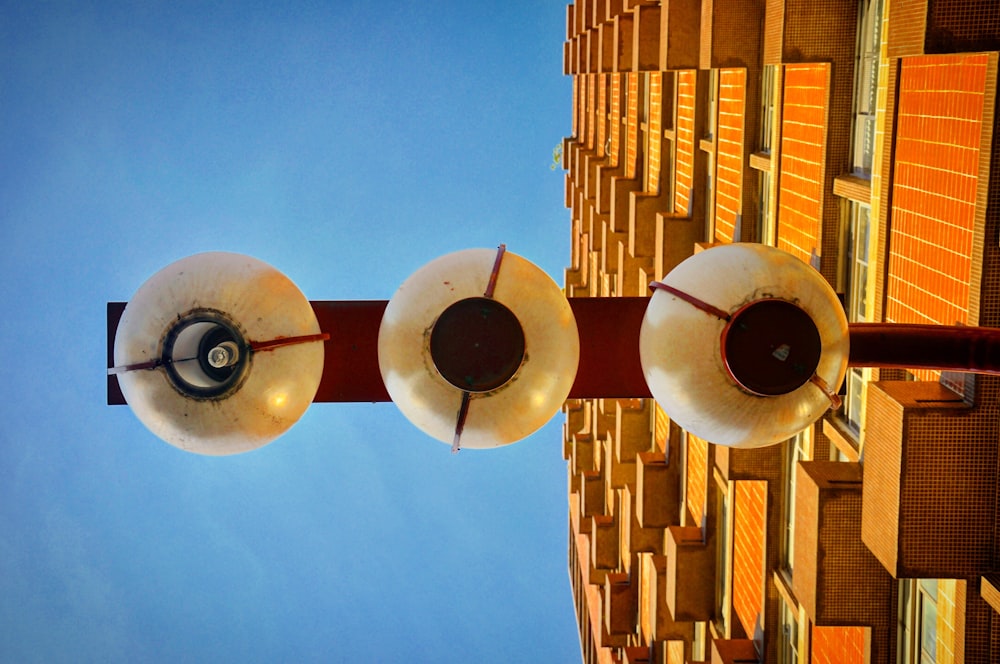 low angle photo of pendant lamps