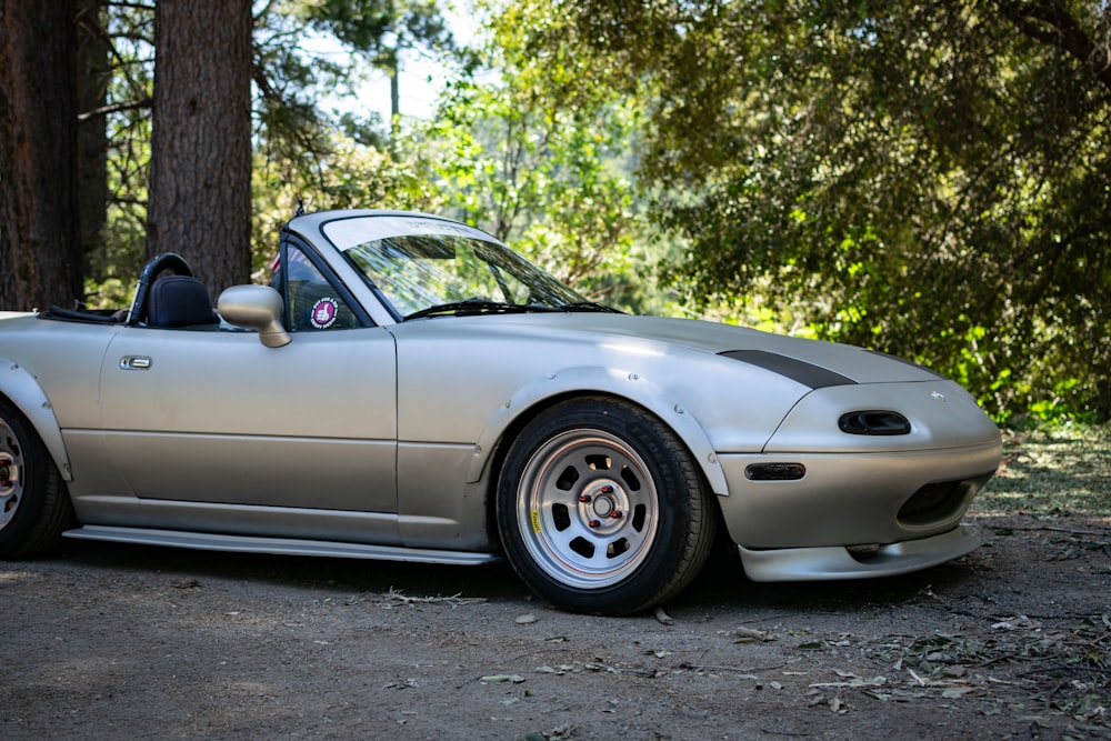 grey convertible coupe