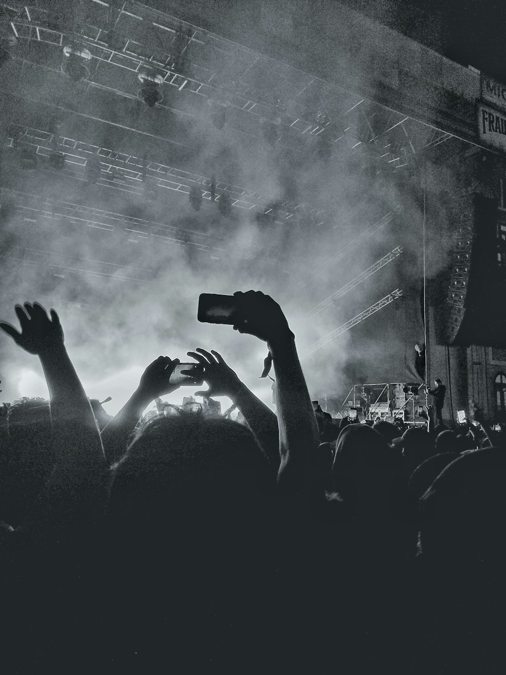 people in concert