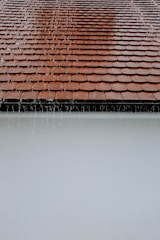 rain water on roof