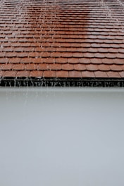 rain water on roof