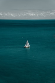 white and brown boat in body of water