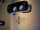 black and white VR glasses