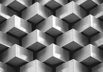 pile of gray blocks